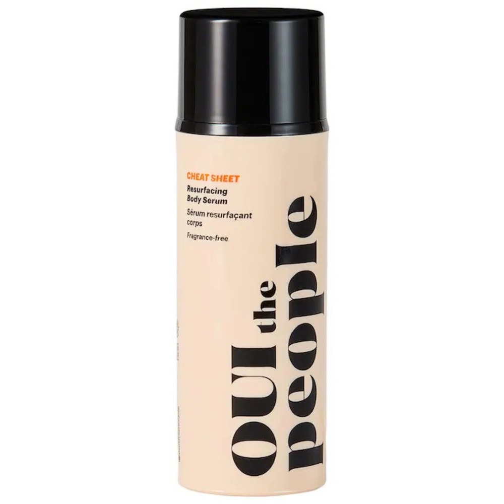 OUI the People 
Cheat Sheet Resurfacing Body Exfoliant Serum with AHA + BHA
